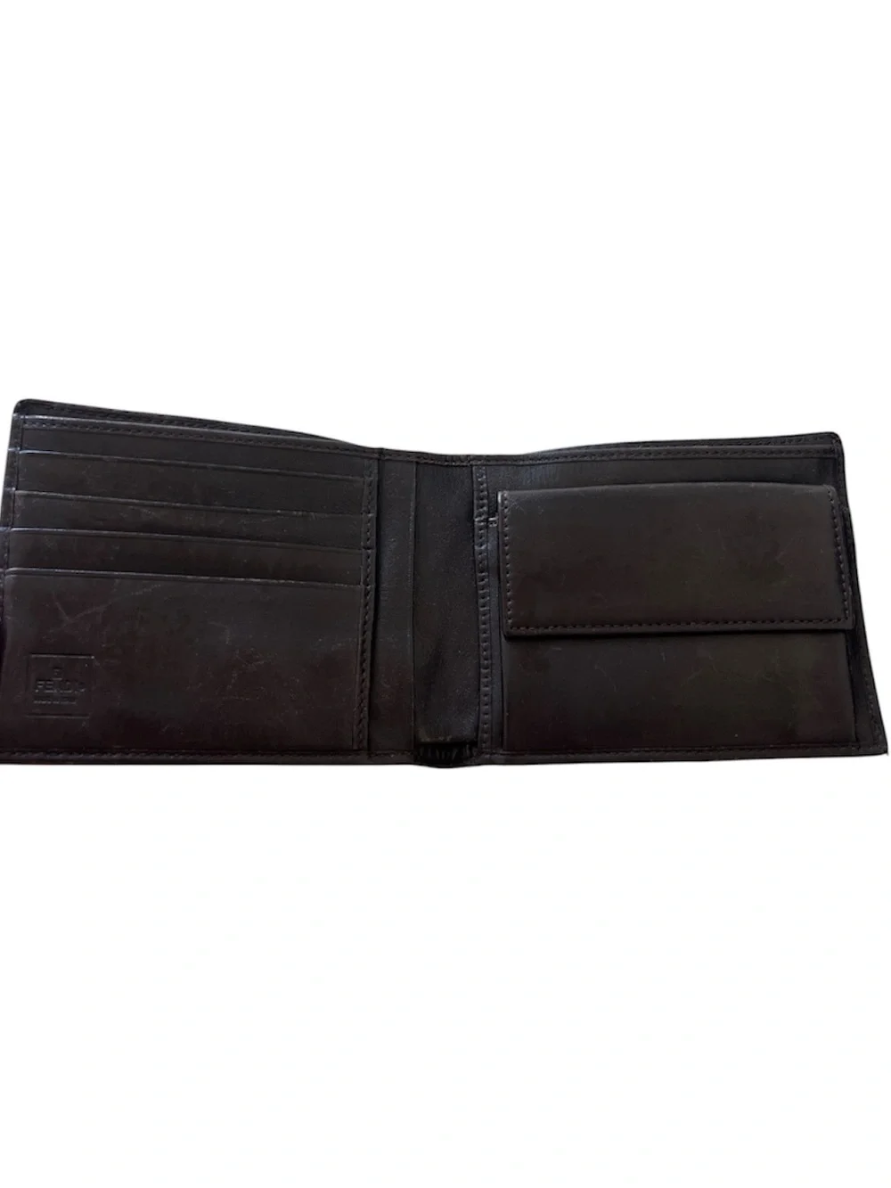 Fendi Zucca FF Logo Wallet Canvas